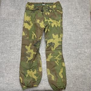 Gore-Tex Pants Mens Medium Camouflage Camo Waterproof Nylon Hunting Outdoor